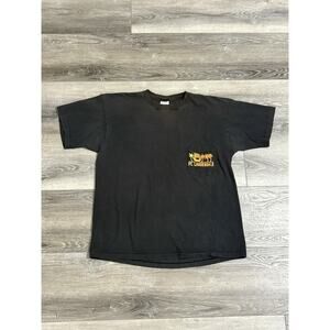 Vintage 90s Distressed GAP Pocket-T Shirt Ft. Lauderdale Shirt Made In USA Large